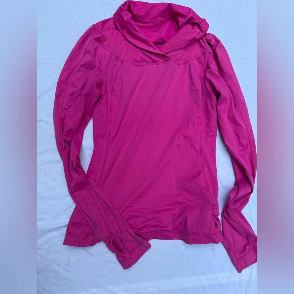 lululemon athletica Long-Sleeve Cowl Neck Top - Magenta